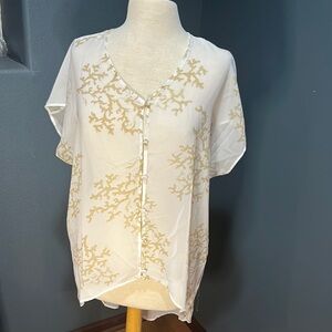 Cato High Low Silk Shirt